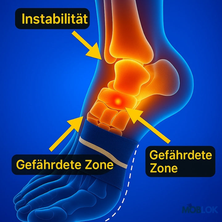 AnkleSafe - Sprunggelenk aktive Schutzbandage