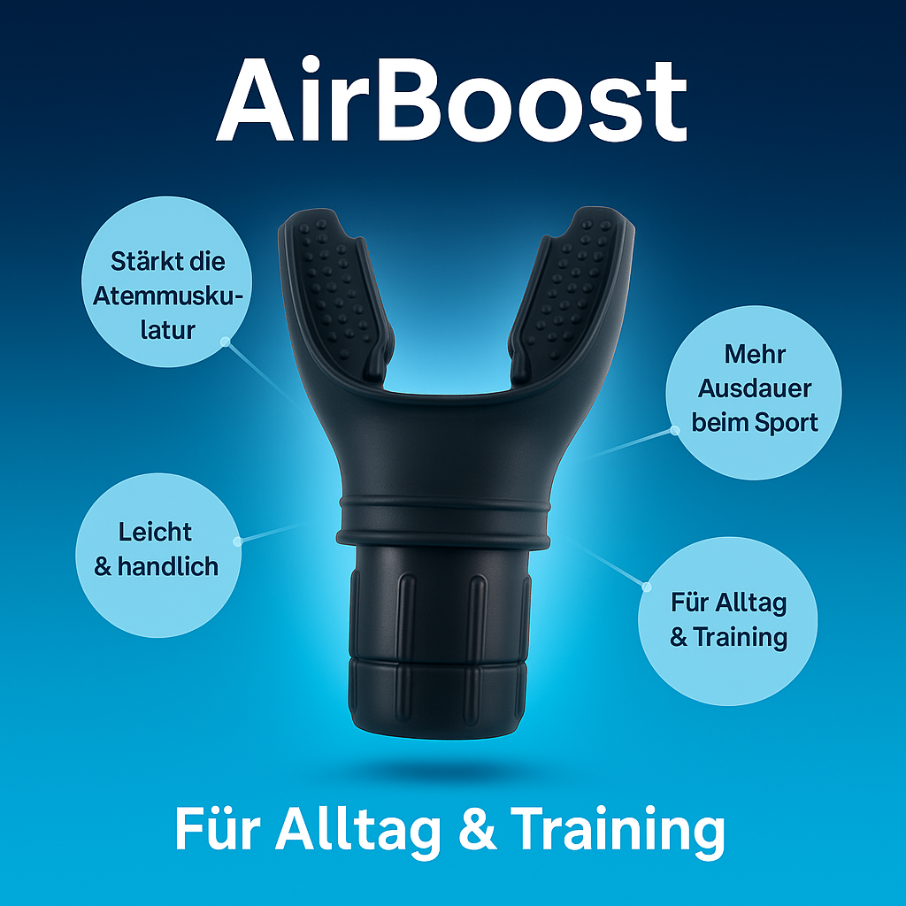 AirBoost Atemtrainer – Dein Schlüssel zu mehr Energie & Ausdauer!